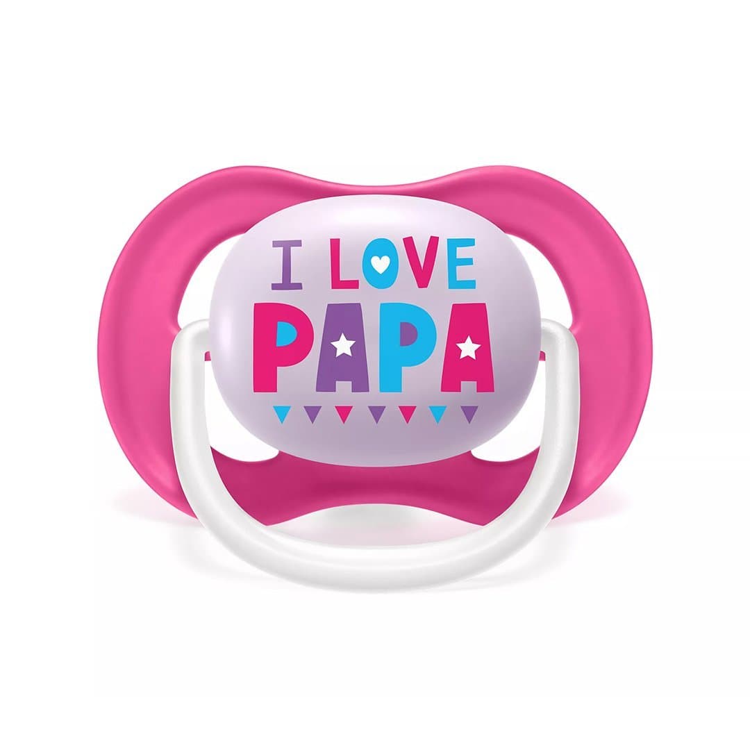AVENT SUCETTE ORTHO 6-18M GIRL PAP/BALLO SCF080/04 — 3