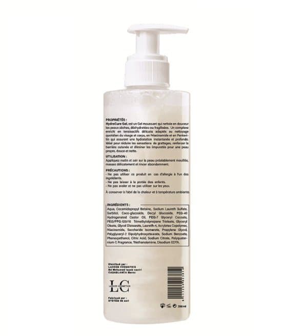 CURASKIN HydraCure Gel Nettoyant Surgras 200ml — 2