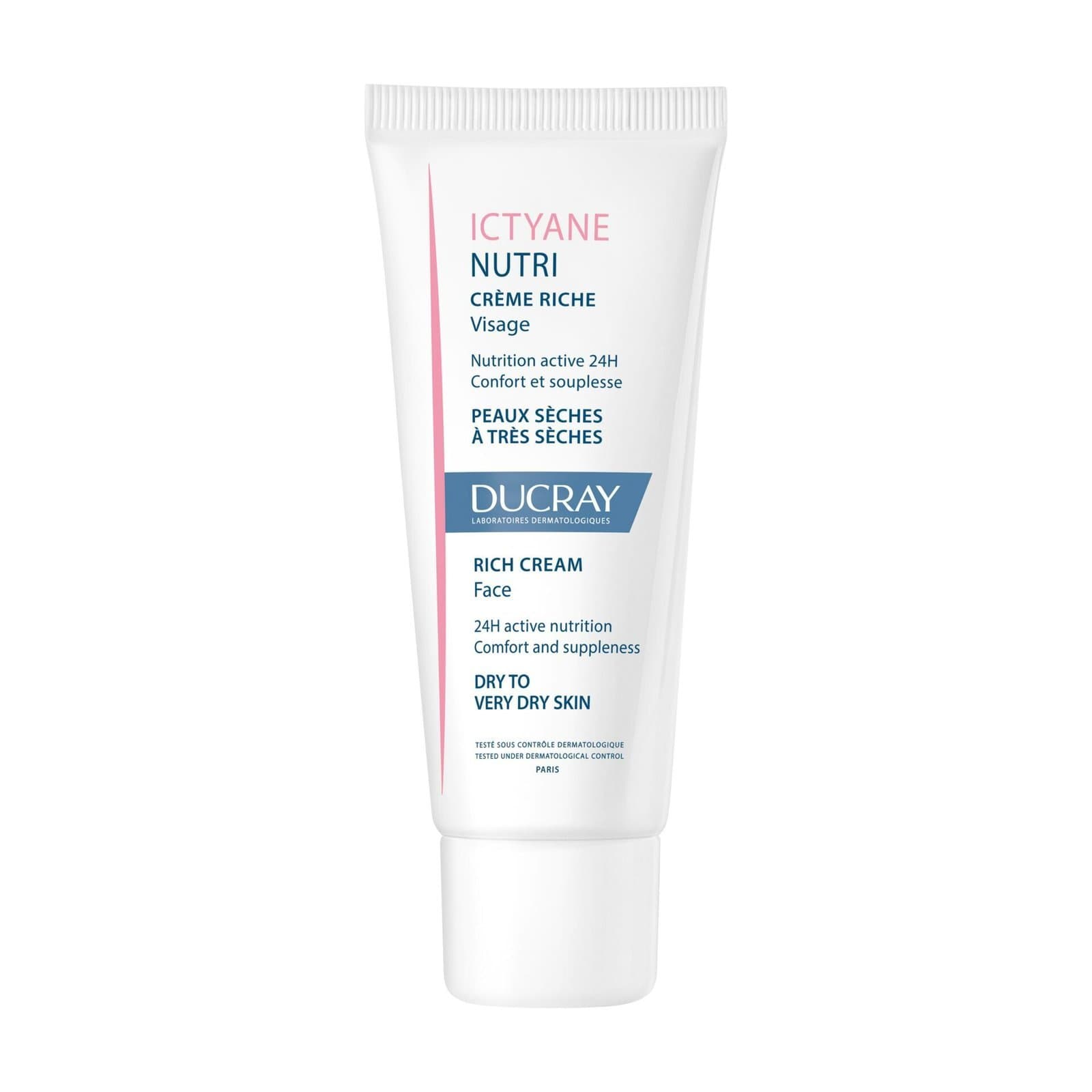 Ducray — Crème riche Visage — Crème visage peau sèche — Ictyane Nutri 40 ml — 4