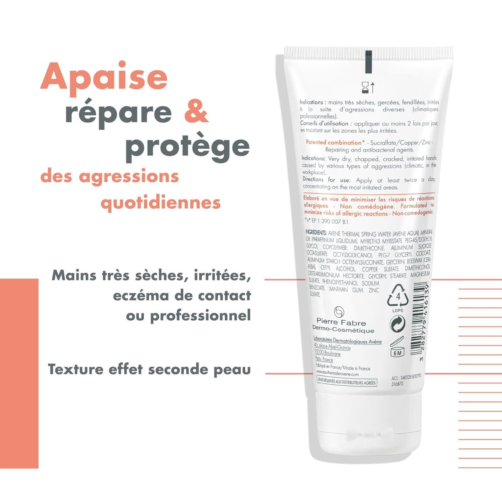 Eau Thermale Avène – Cicalfate MAINS Crème réparatrice isolante 100 ml — 4