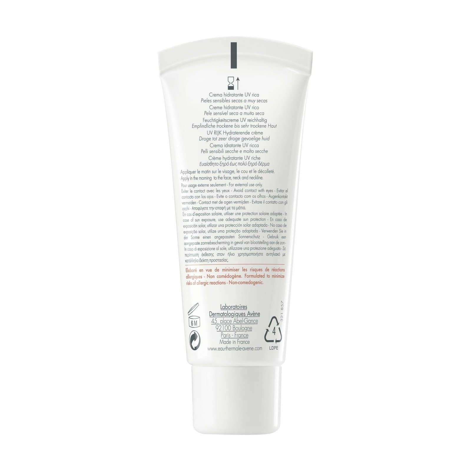 Eau Thermale Avene Hydrance Uv-Riche Creme Hydratante Spf30 — 3