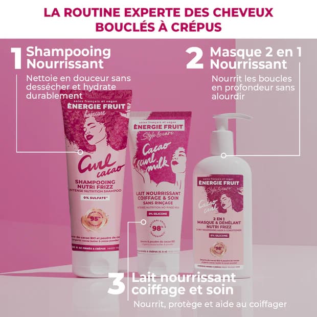 ENERGIE FRUIT SHAMPOING CURL NUTRITION INTENSE 250ML — 2