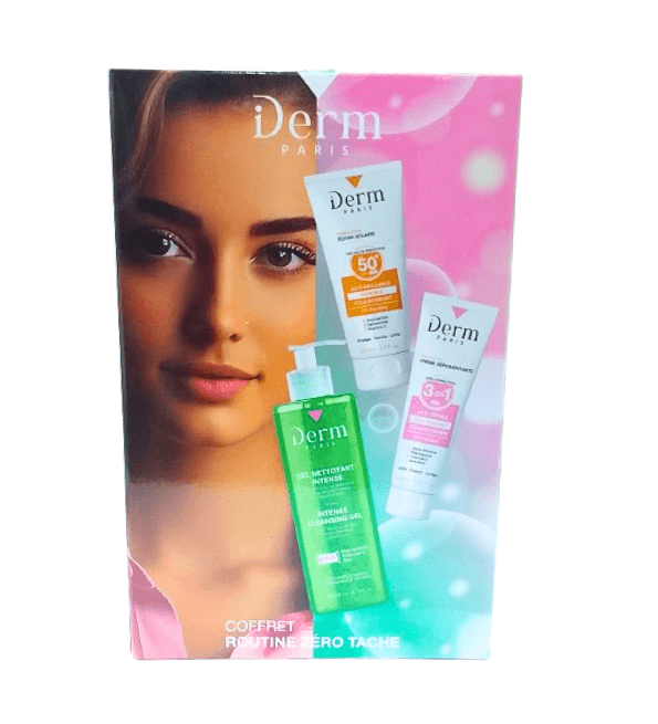 IDerm Coffret Routine Zero Tache Gel Intense+Creme depigmentante+Ecran