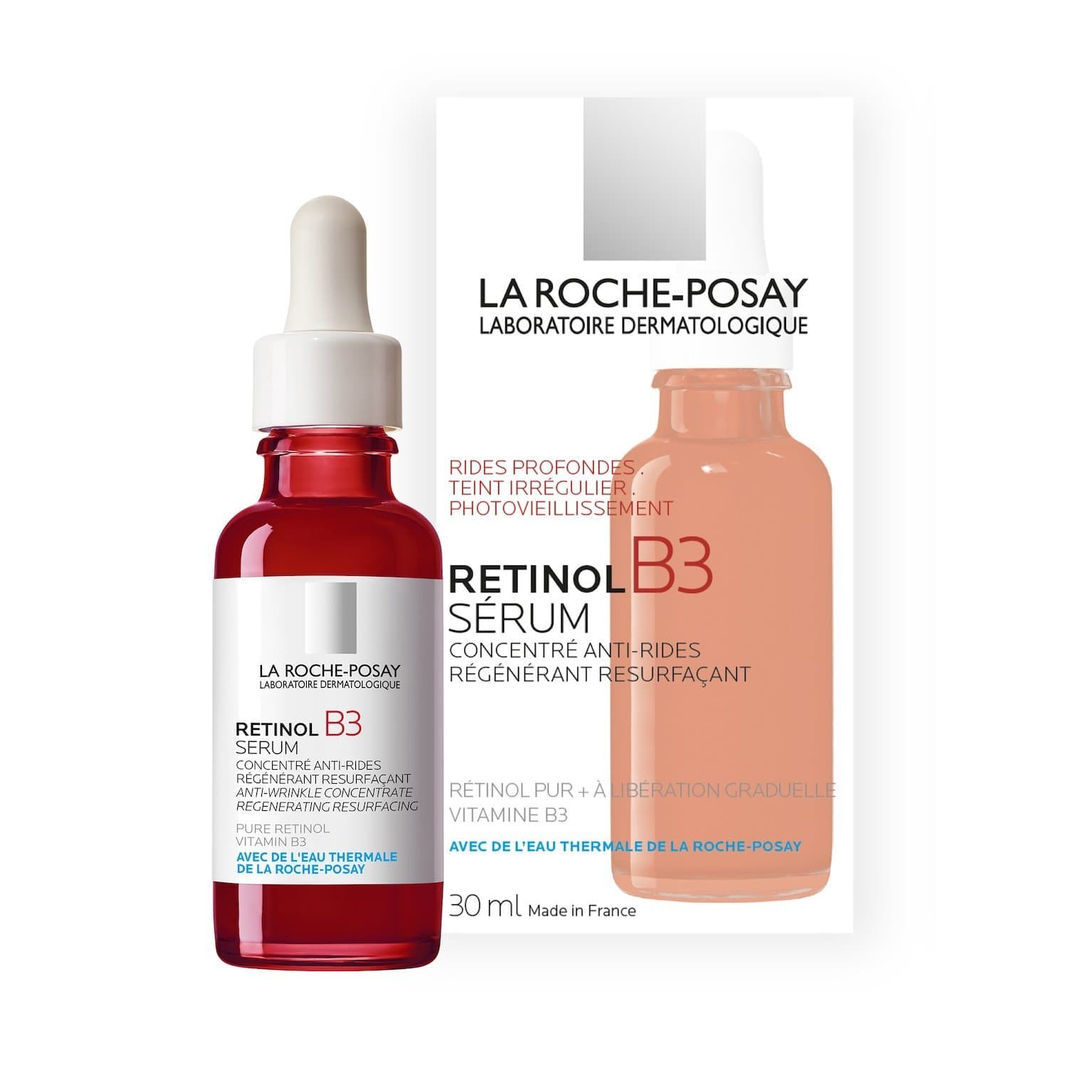 La Roche-Posay Retinol B3 Sérum Anti-Rides Peau Sensible | 30ml — 2