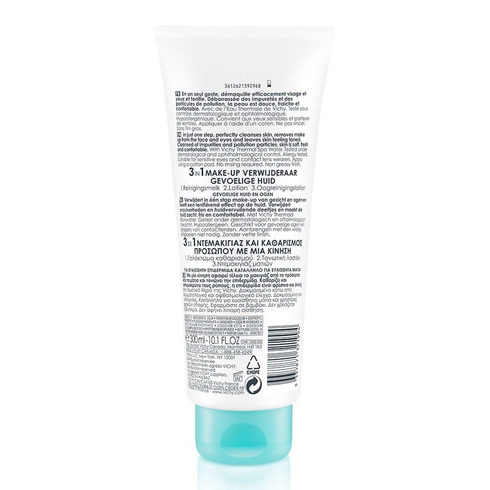 Vichy Pureté Thermale Démaquillant Intégral 3en1 Peau Sensible | 300ml — 5