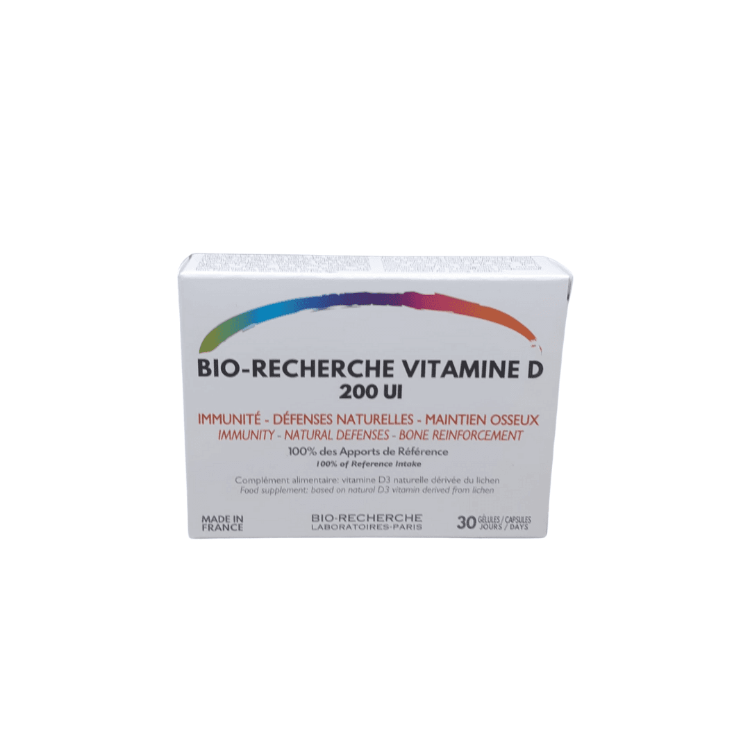 Bio-Recherche Vitamine D 200UI 30 Gelules