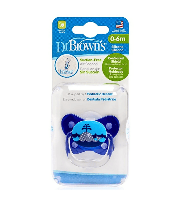 Dr Brown’s Sucette Betterfly Shield Bleu 0-6m -Ess