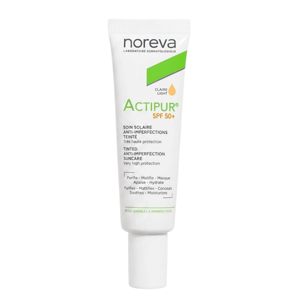 Noreva Actipur Ecran Solaire Anti-imperfection Teinte Claire Spf50+ 30ml